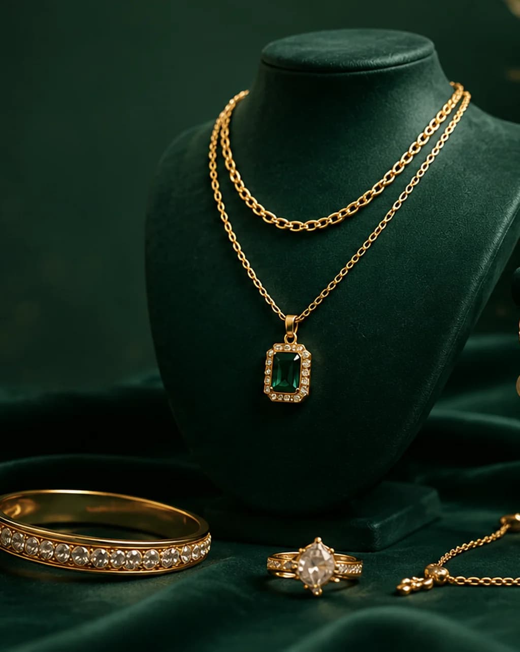 Gold plated anti-tarnish jewelry collection by Mansi Jewels